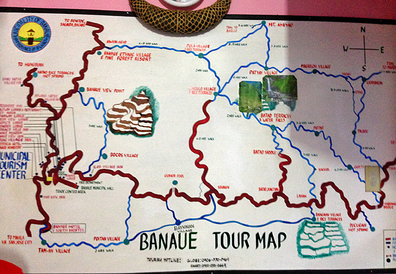 バナウェのマップ